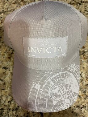 Invicta Light Gray/White Logo Cap